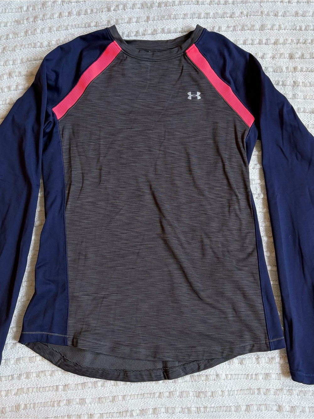 Under Armor Cold Gear Long Sleeve Thermal Colorblock Base Layer Size Small